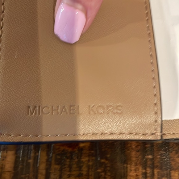 NWT Michael Kors Carmen Genuine Calf Hair & Leather Bifold Wallet MSRP $258 - Picture 9 of 9